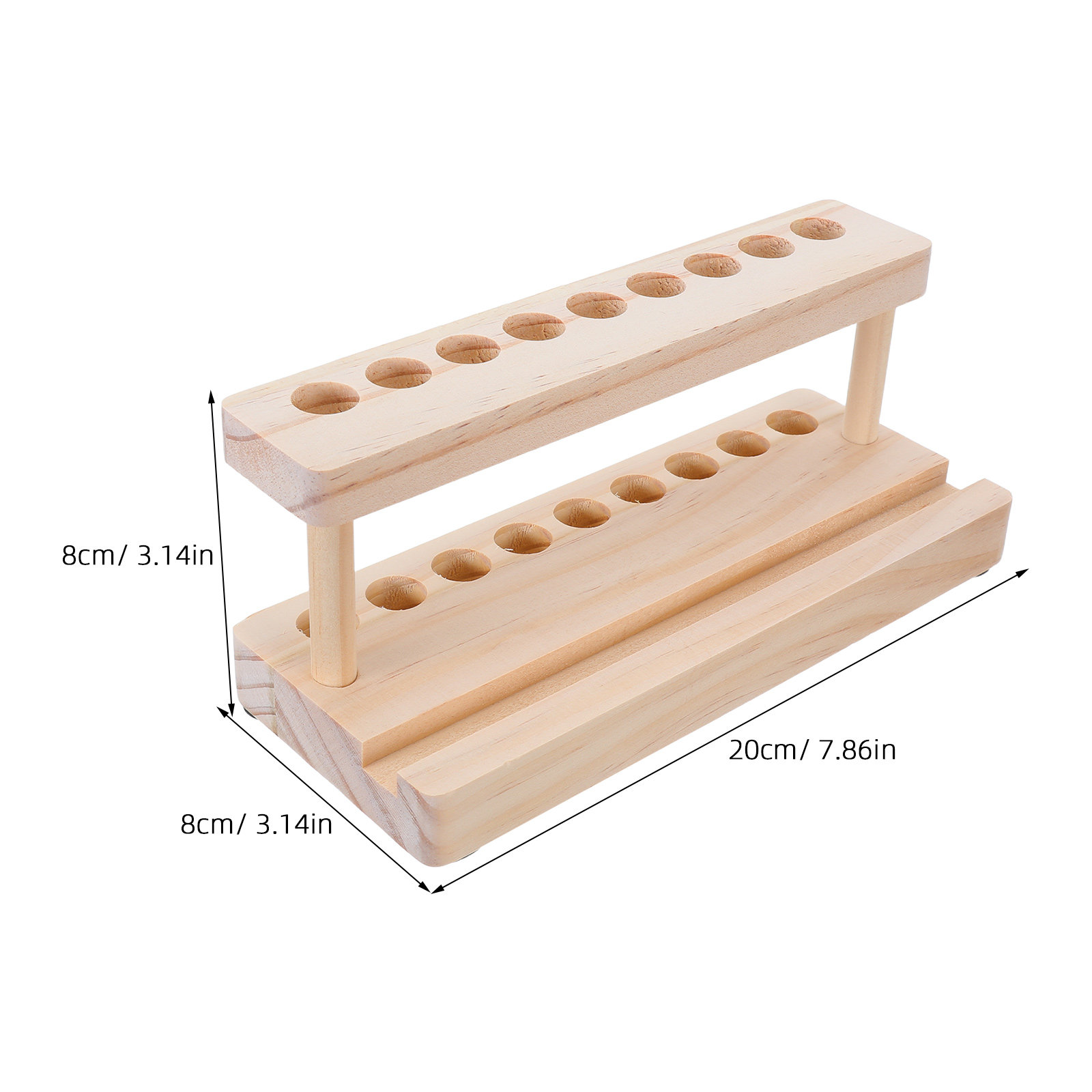 Drewniany stojak na telefon z  – Wooden Fountain Pen Desk Stand Holder recenzja i cena