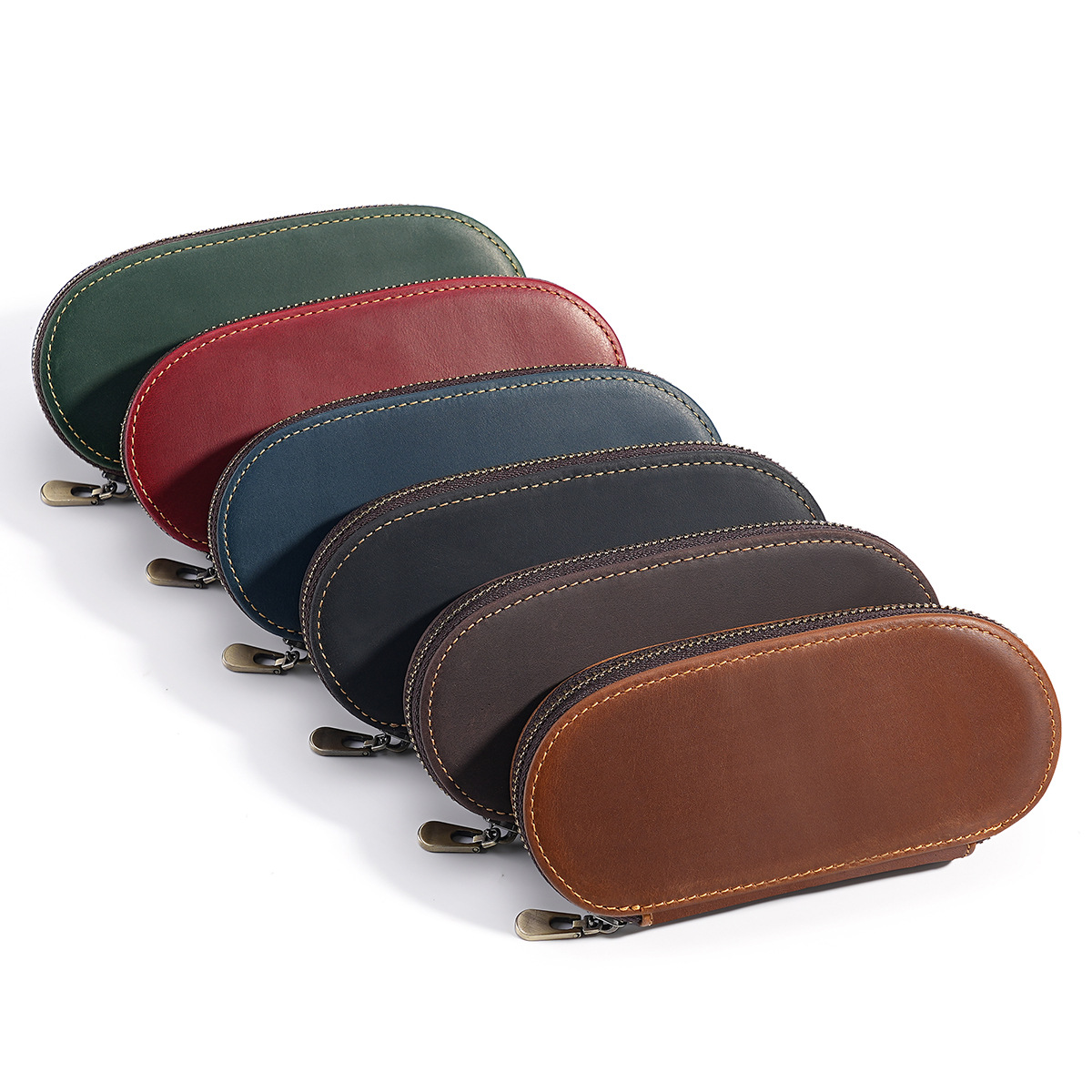 Retro etui na długopisy z 3 pr – Leather Fountain Pen Case 3 Slots Pouch recenzja i cena