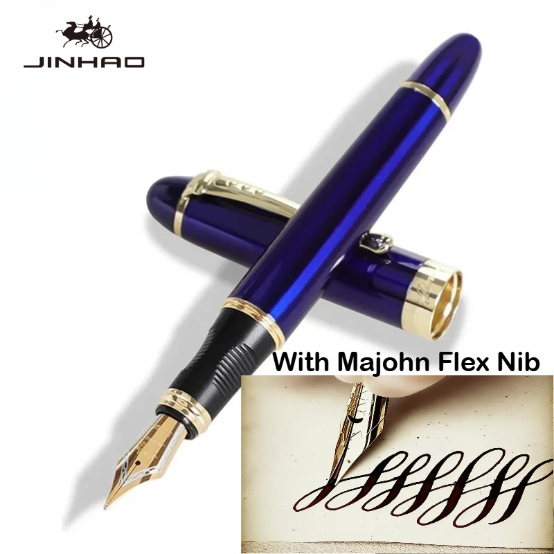 Pióro wieczne JINHAO X450 z me – Fountain Pen Calligraphy Flex Nib recenzja i cena