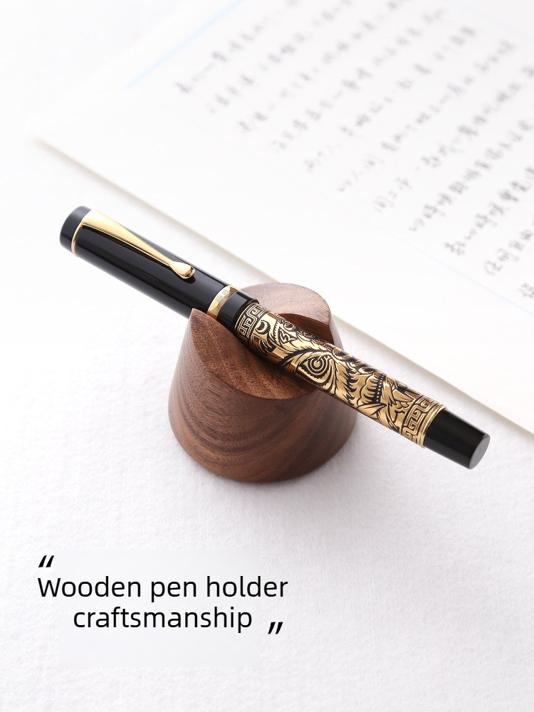 Stojak na pióra wieczne z drew – Wooden Fountain Pen Desk Stand Holder recenzja i cena