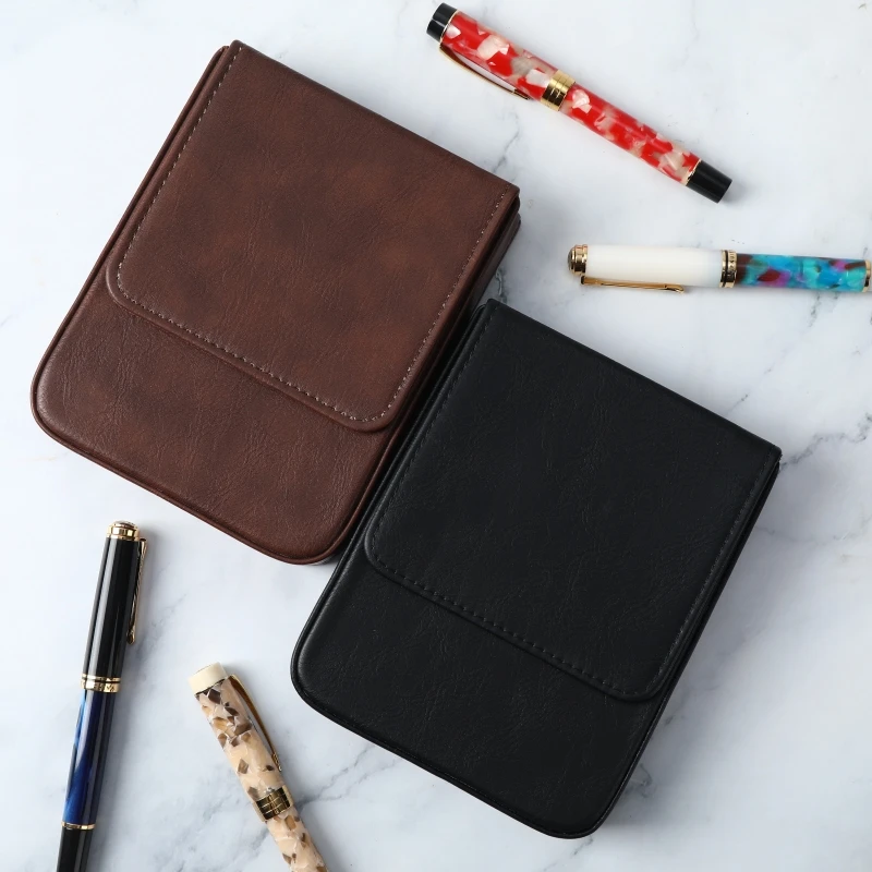 Luksusowe etui na pióra wieczn – Leather Fountain Pen Case 3 Slots Pouch recenzja i cena