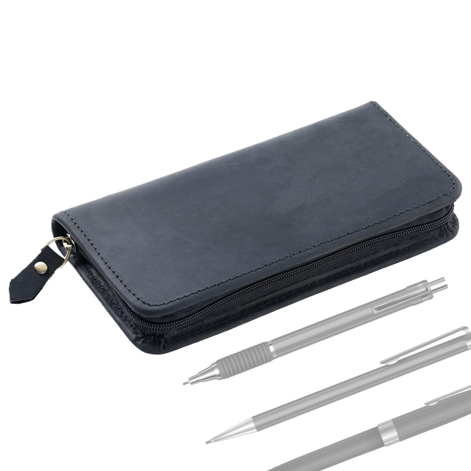 Skórzane etui na długopisy z 3 – Leather Fountain Pen Case 3 Slots Pouch recenzja i cena