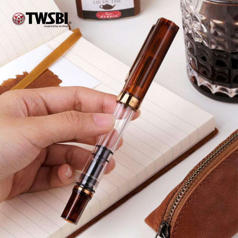 Pióro wieczne TWSBI ECO Coffee – Fountain Pen Piston Filler Large Ink recenzja i cena