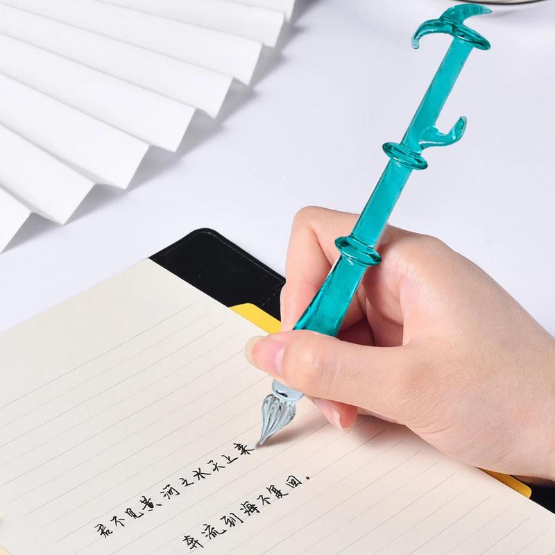 Szklane pióro do zanurzania Pi – Glass Dip Pen Calligraphy Ink Set recenzja i cena