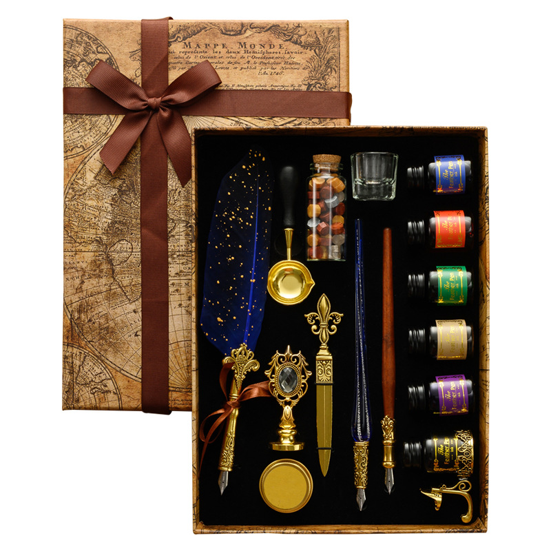 Klasyczne szklane pióra zanurz – Glass Dip Pen Calligraphy Ink Set recenzja i cena