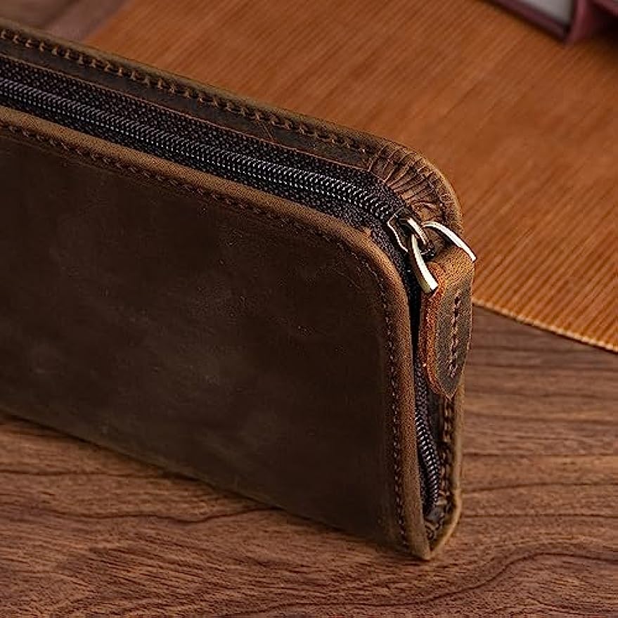 Etui do wiecznego pióra skórza – Leather Fountain Pen Case 3 Slots Pouch recenzja i cena