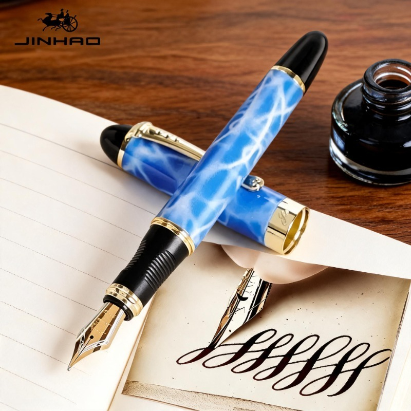 JINHAO X450 Metalowy Pióro Wie – Fountain Pen Calligraphy Flex Nib recenzja i cena