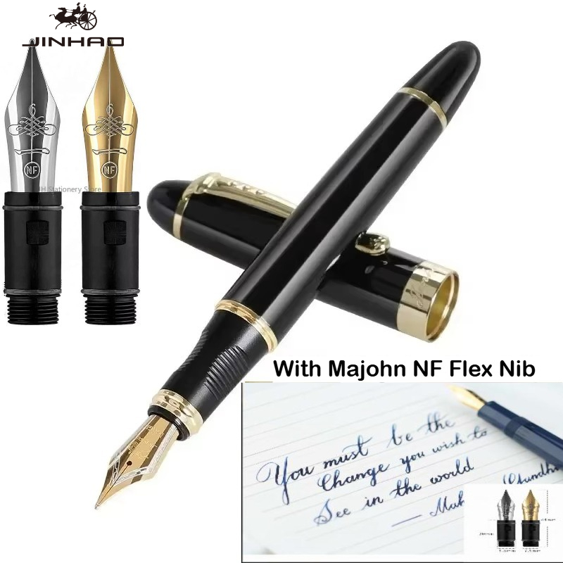 JINHAO X450 – pióro wieczne z  – Fountain Pen Calligraphy Flex Nib recenzja i cena